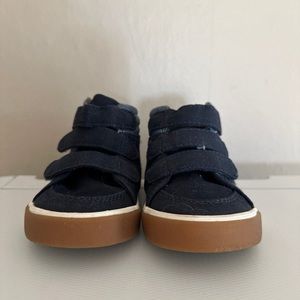 Canvas tall sneakers